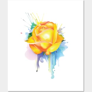 Yellow Rose Posters and Art